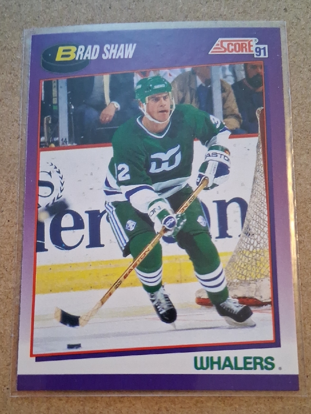Shaw Hartford Whalers NHL Hockey Cards
